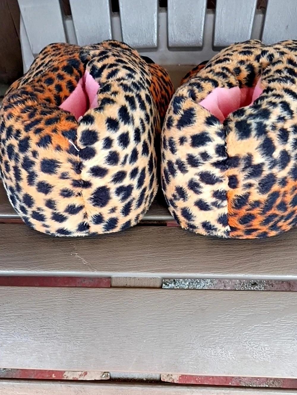 Leopard Print Slippers